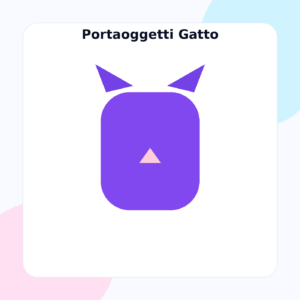 Portaoggetti Gatto